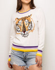 Knit Tiger Sweater - Sparkle City Co