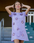 Lavender Tiger Takeover Dress - Sparkle City Co
