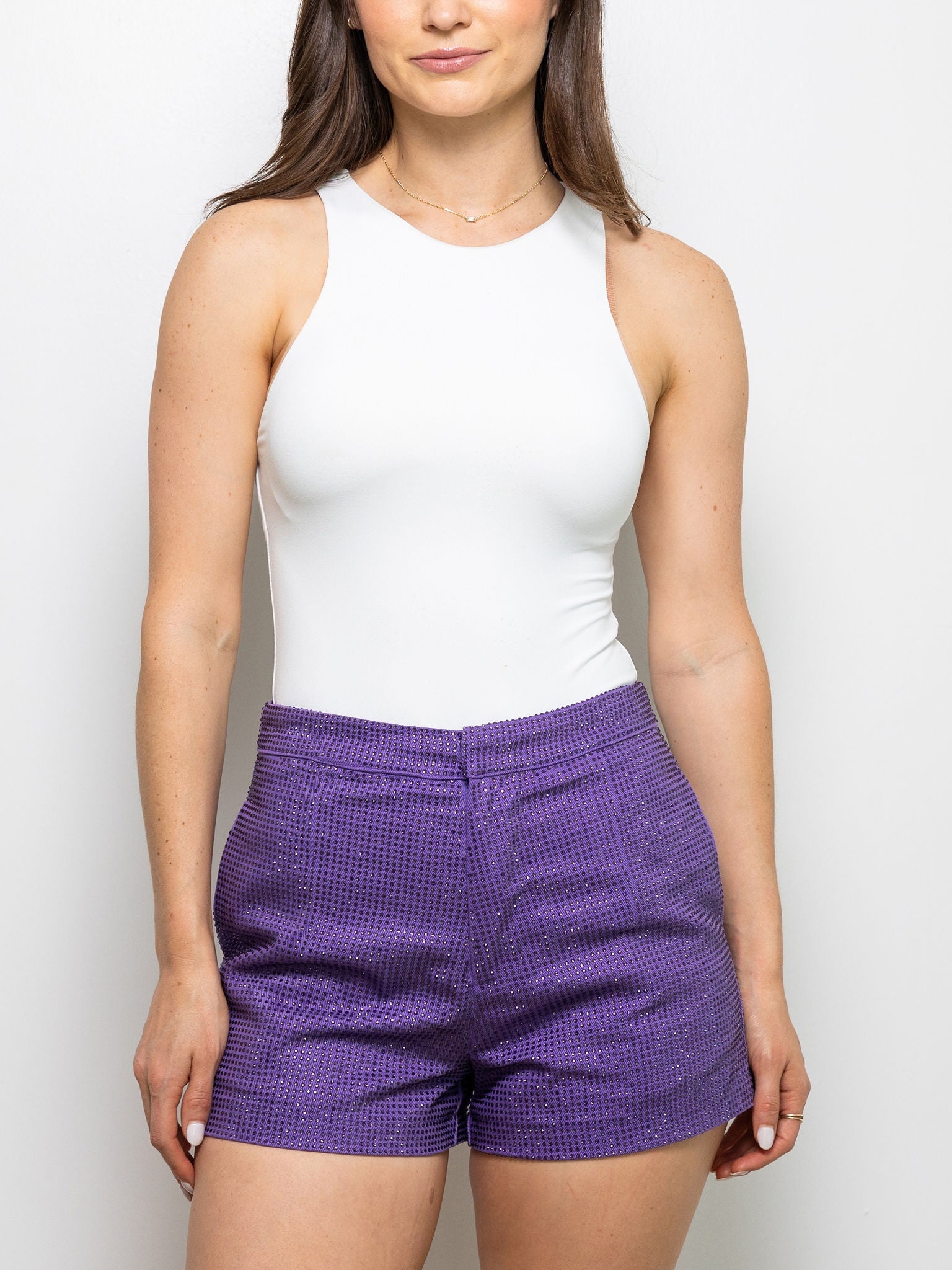 Lightweight Rhinestone Shorts - Sparkle City Co