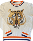 Long Sleeve Thin Knit Auburn Tiger Sweater - Sparkle City Co