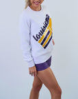 Louisiana Flying Football Sweatshirt - Sparkle City Co