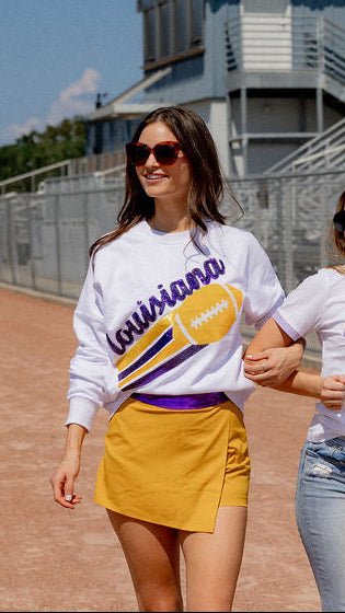 LOUISIANA TRUE COLORS SWEATSHIRT - Sparkle City Co