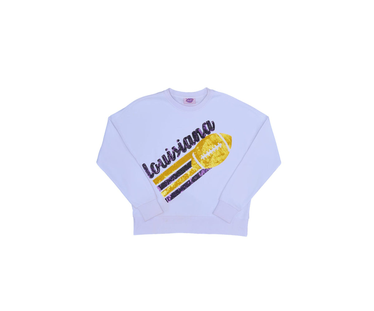 LOUISIANA TRUE COLORS SWEATSHIRT - Sparkle City Co