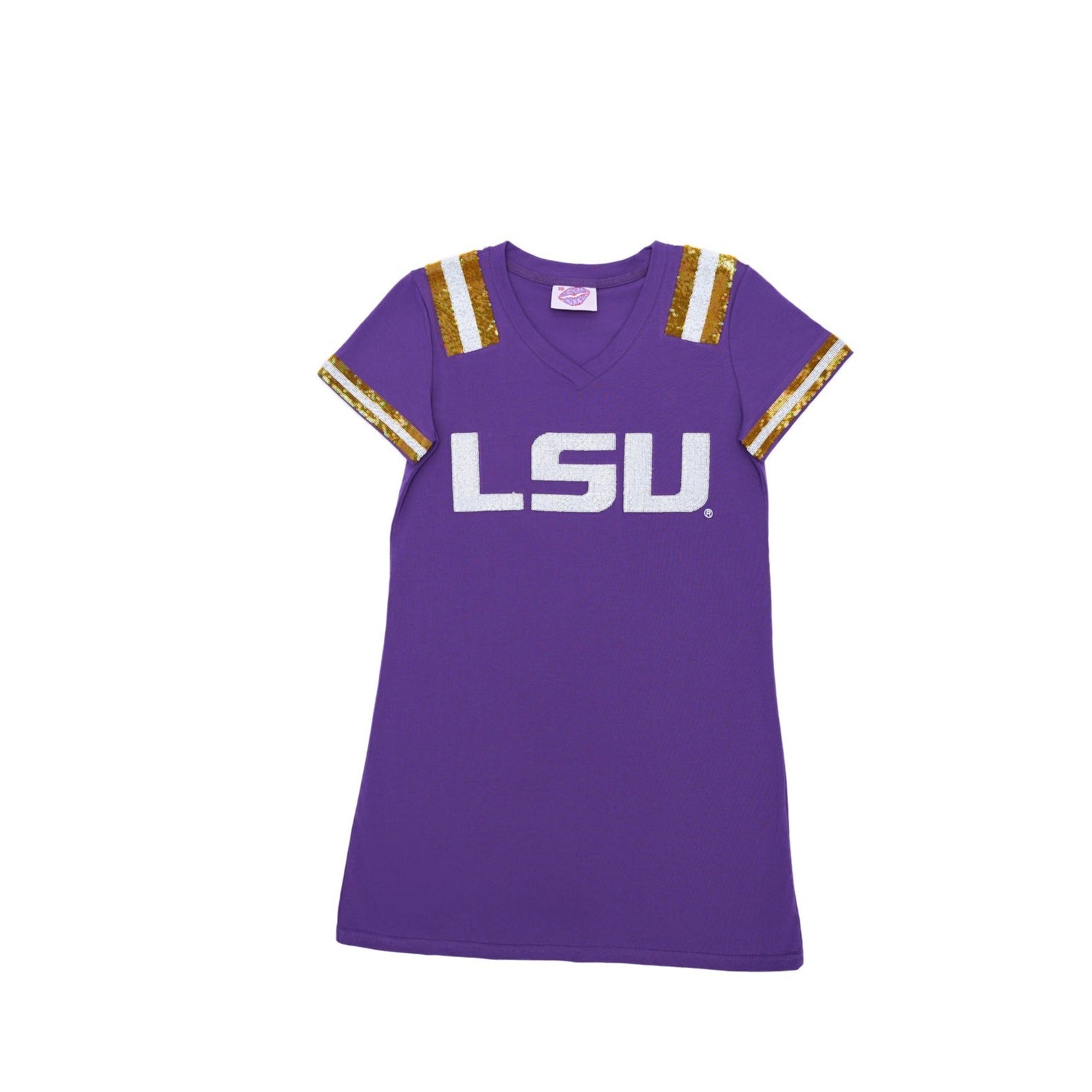 LSU Jersey Dress - Sparkle City Co