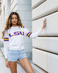 LSU Jersey Sweater - Sparkle City Co
