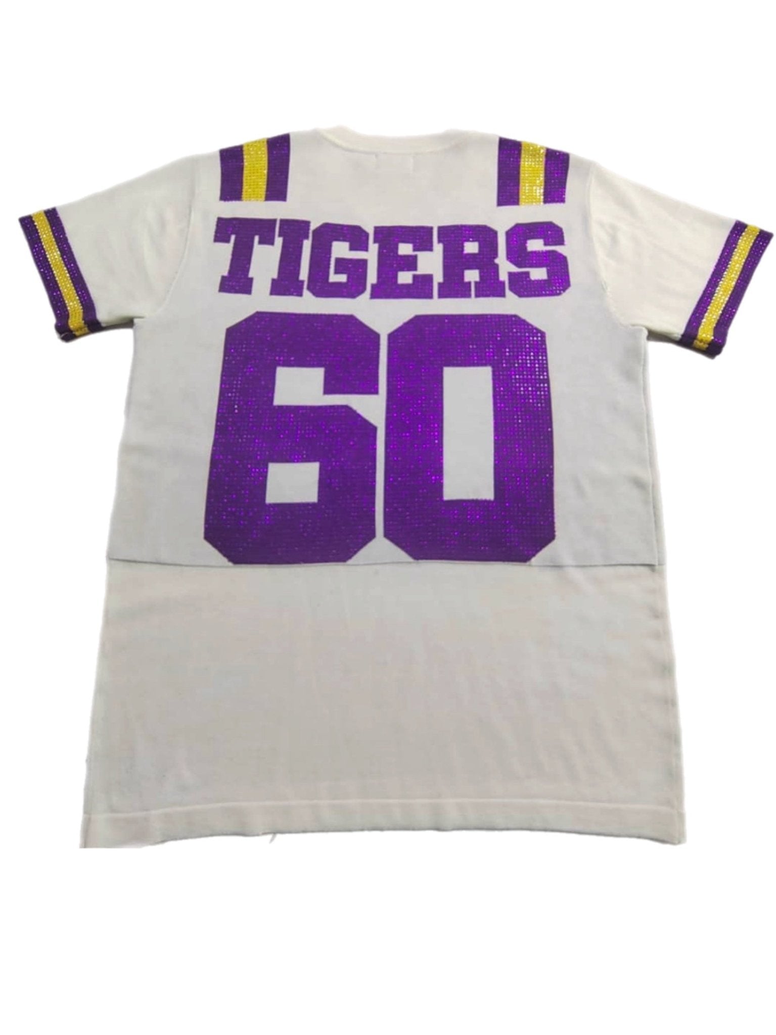 LSU KNIT JERSEY DRESS - Sparkle City Co