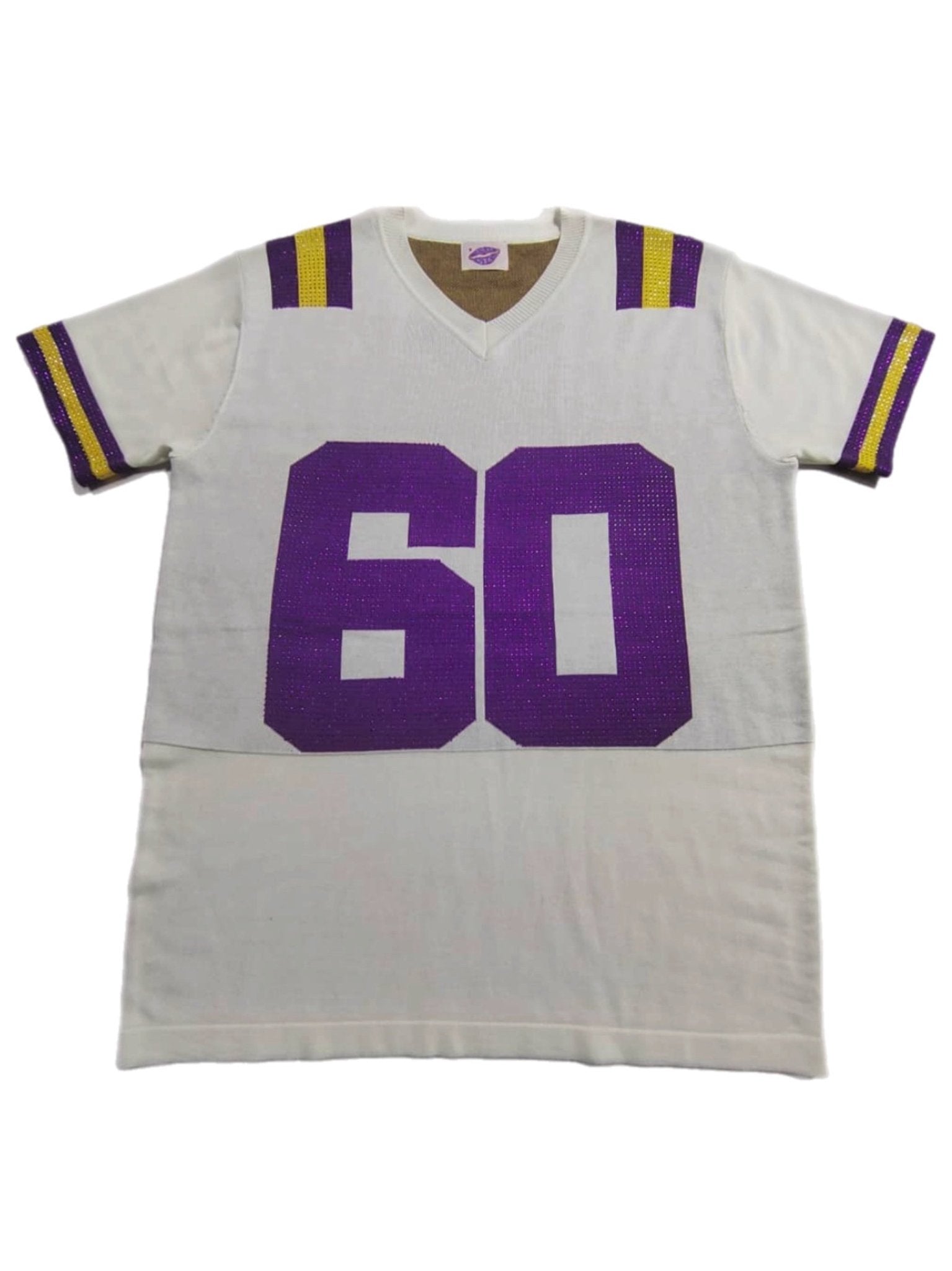 LSU KNIT JERSEY DRESS - Sparkle City Co