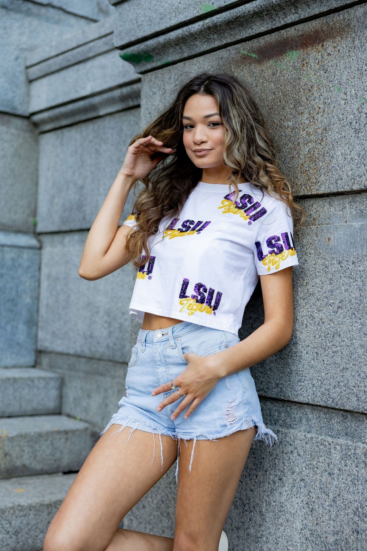 LSU TAKEOVER CROP - Sparkle City Co
