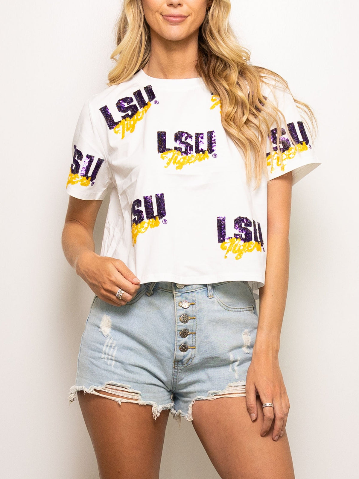 LSU TAKEOVER CROP - Sparkle City Co
