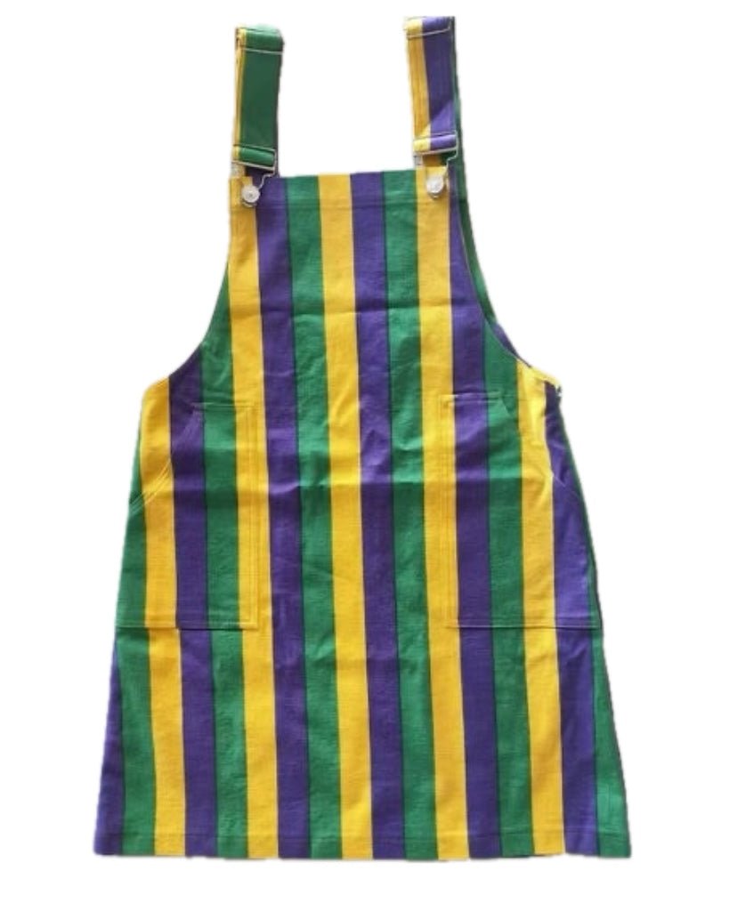 Mardi Gras Overall Dress - Sparkle City Co