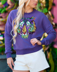 Mardi Gras Tiger Sweatshirt - Sparkle City Co