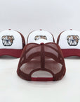 Maroon Bulldog Hat - Sparkle City Co