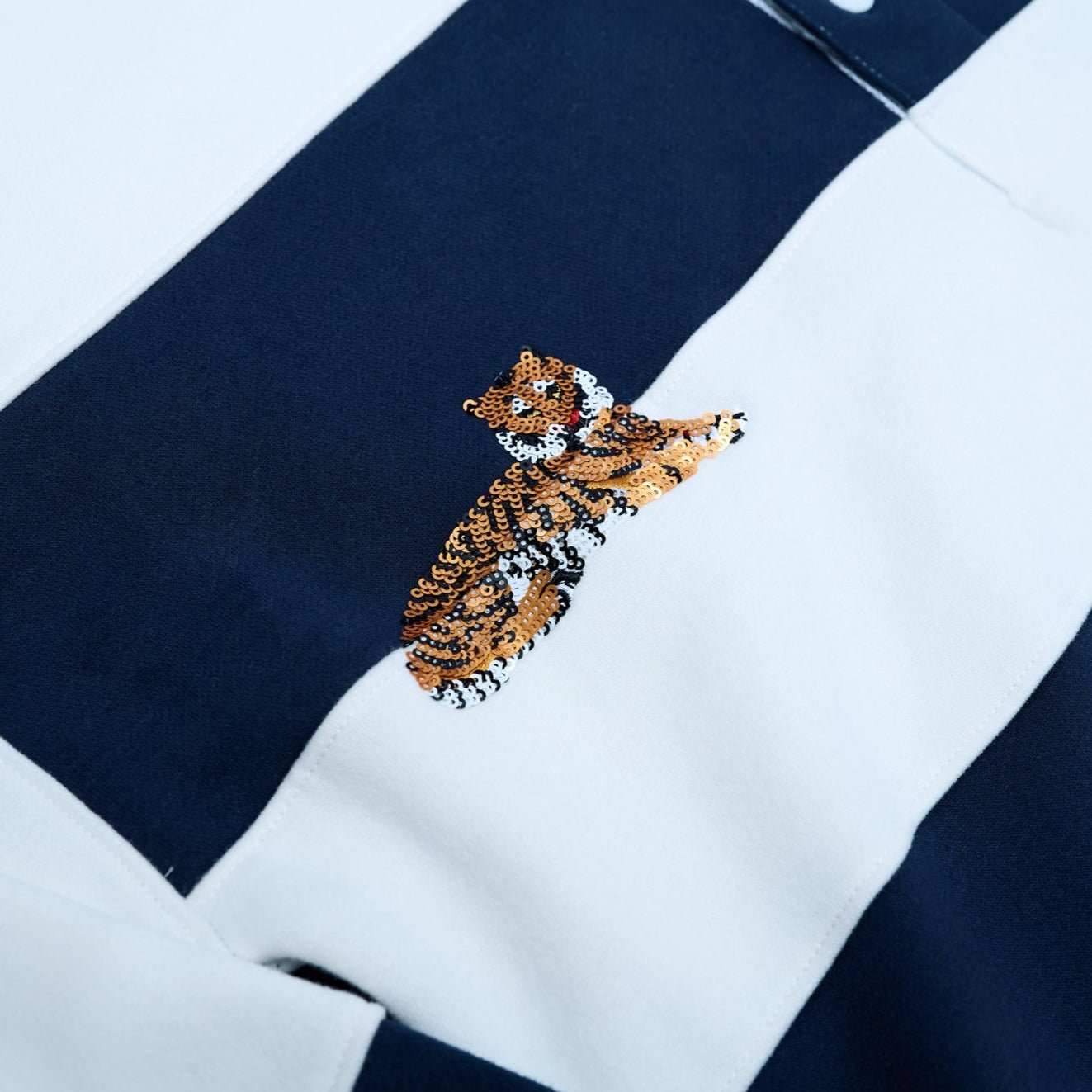 Navy Tiger Rugby Polo - Sparkle City Co