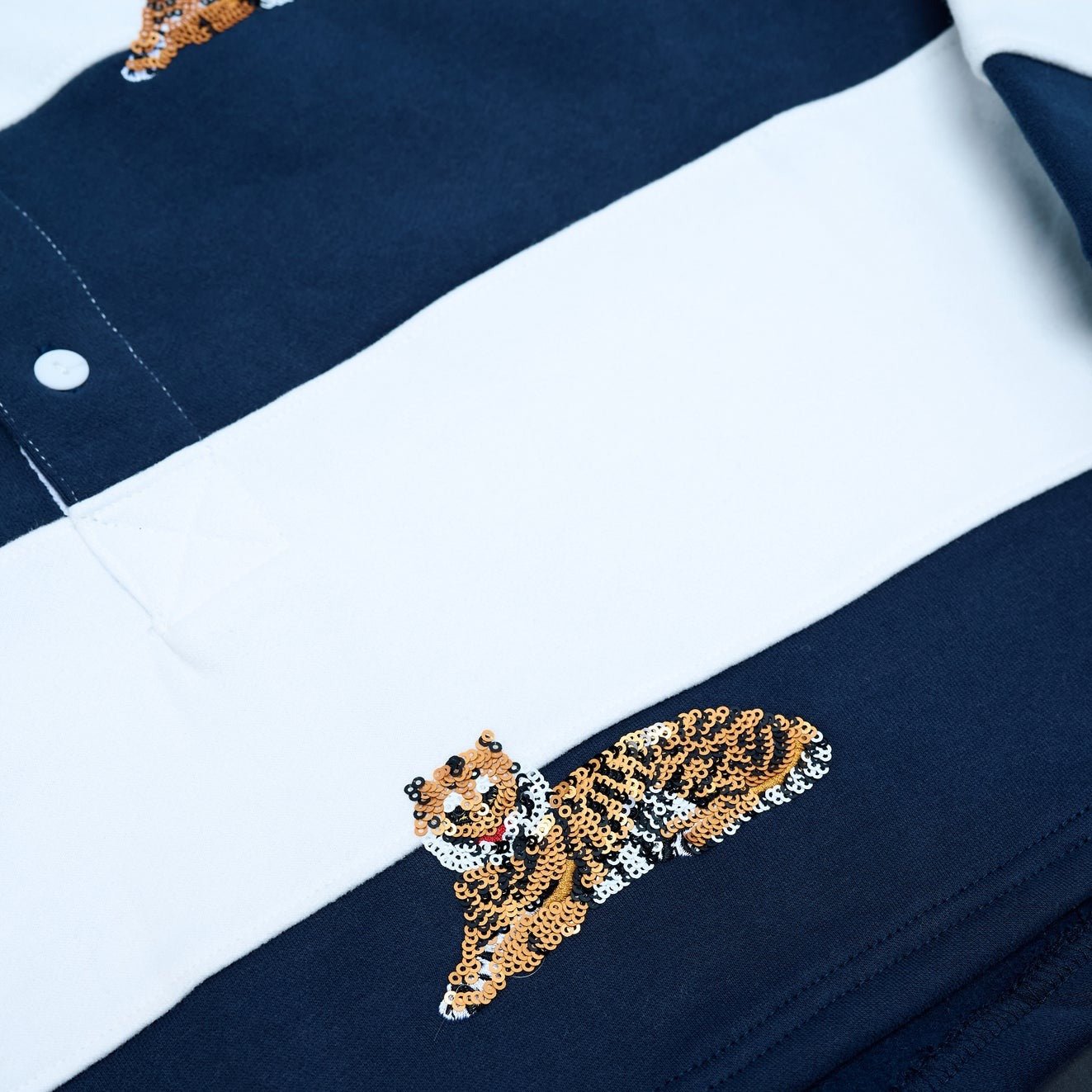 Navy Tiger Rugby Polo - Sparkle City Co