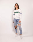 Officially Licensed WAVE White Jersey Sweater - Sparkle City Co