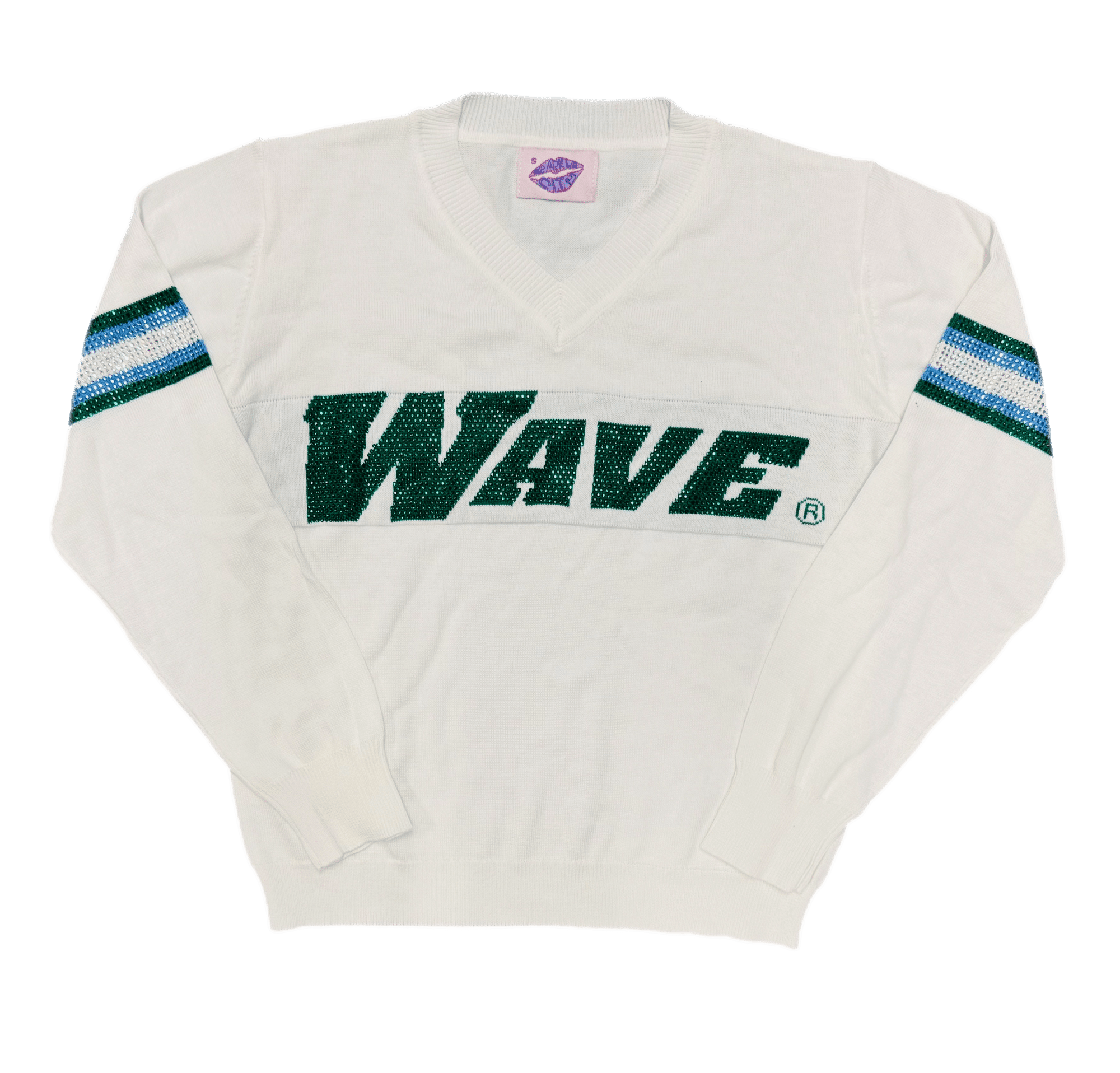 Officially Licensed WAVE White Jersey Sweater - Sparkle City Co