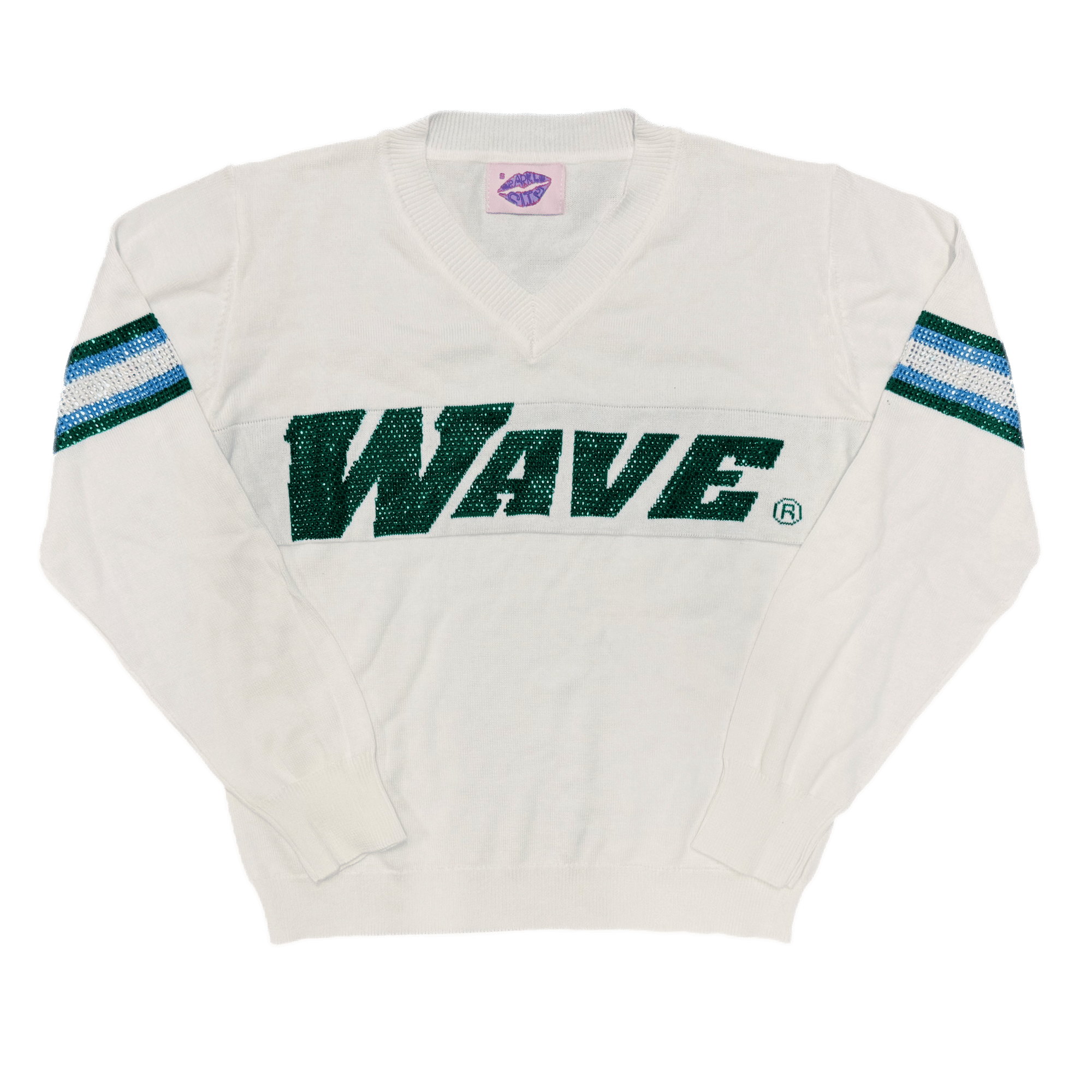 Officially Licensed WAVE White Jersey Sweater - Sparkle City Co