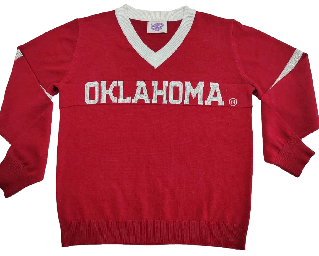 Oklahoma Jersey Sweater - Sparkle City Co