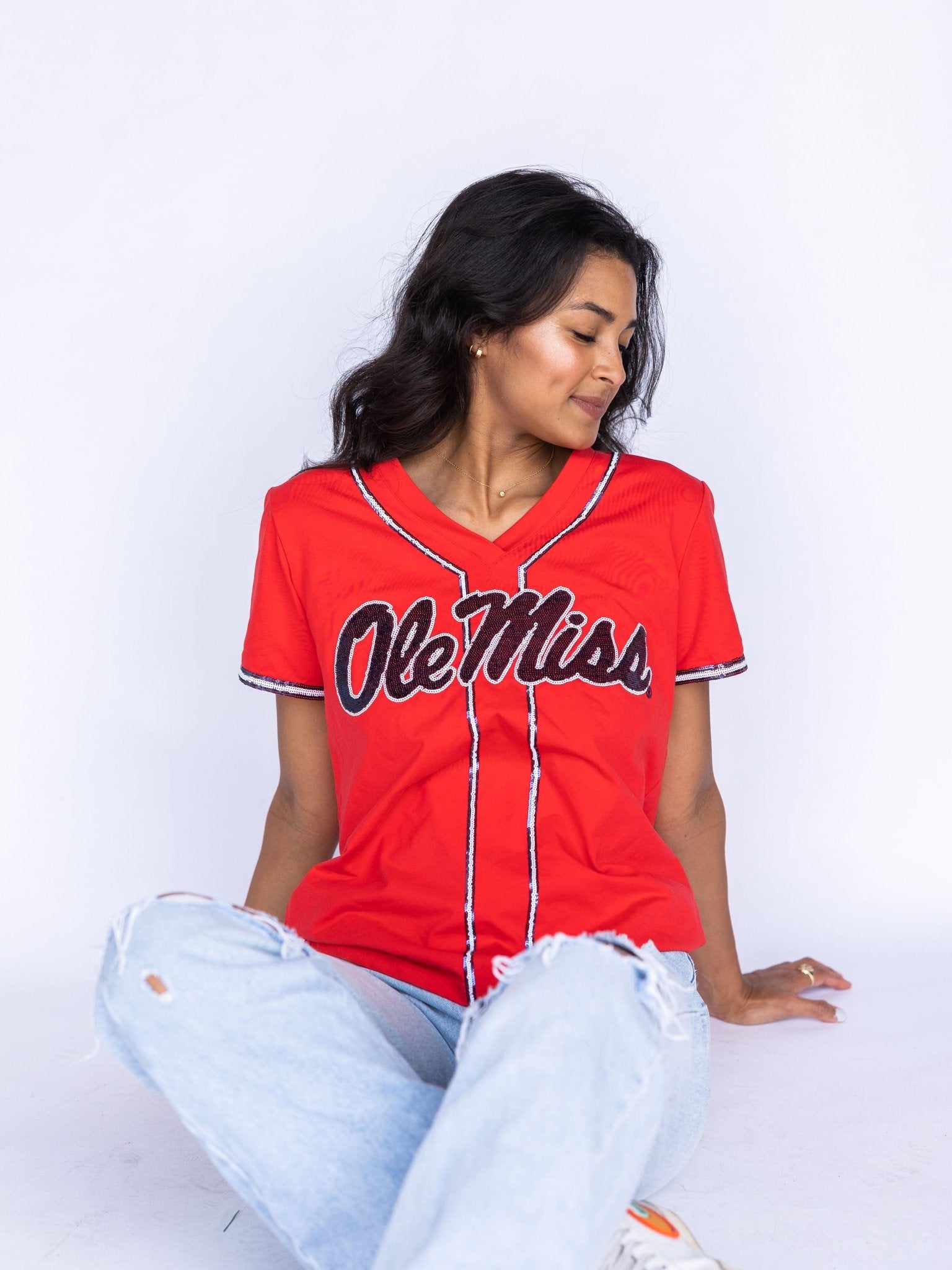 OleMiss Slugger Tee - Sparkle City Co