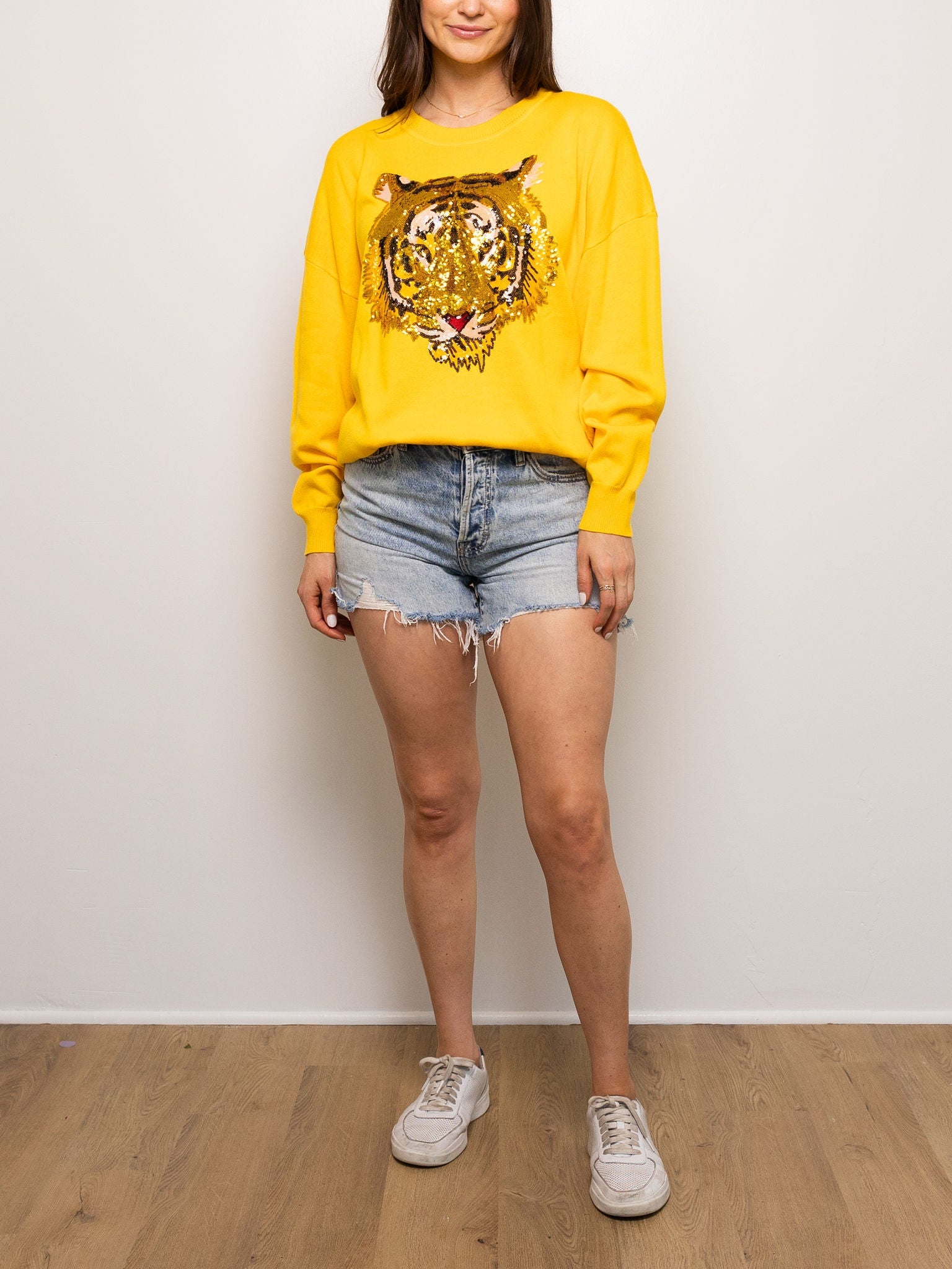 Oversized Tiger Sweater - Sparkle City Co