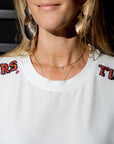 PARTY SHOULDERS TANK- CLEMSON - Sparkle City Co