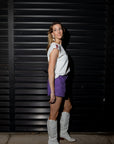PARTY SHOULDERS TANK- CLEMSON - Sparkle City Co