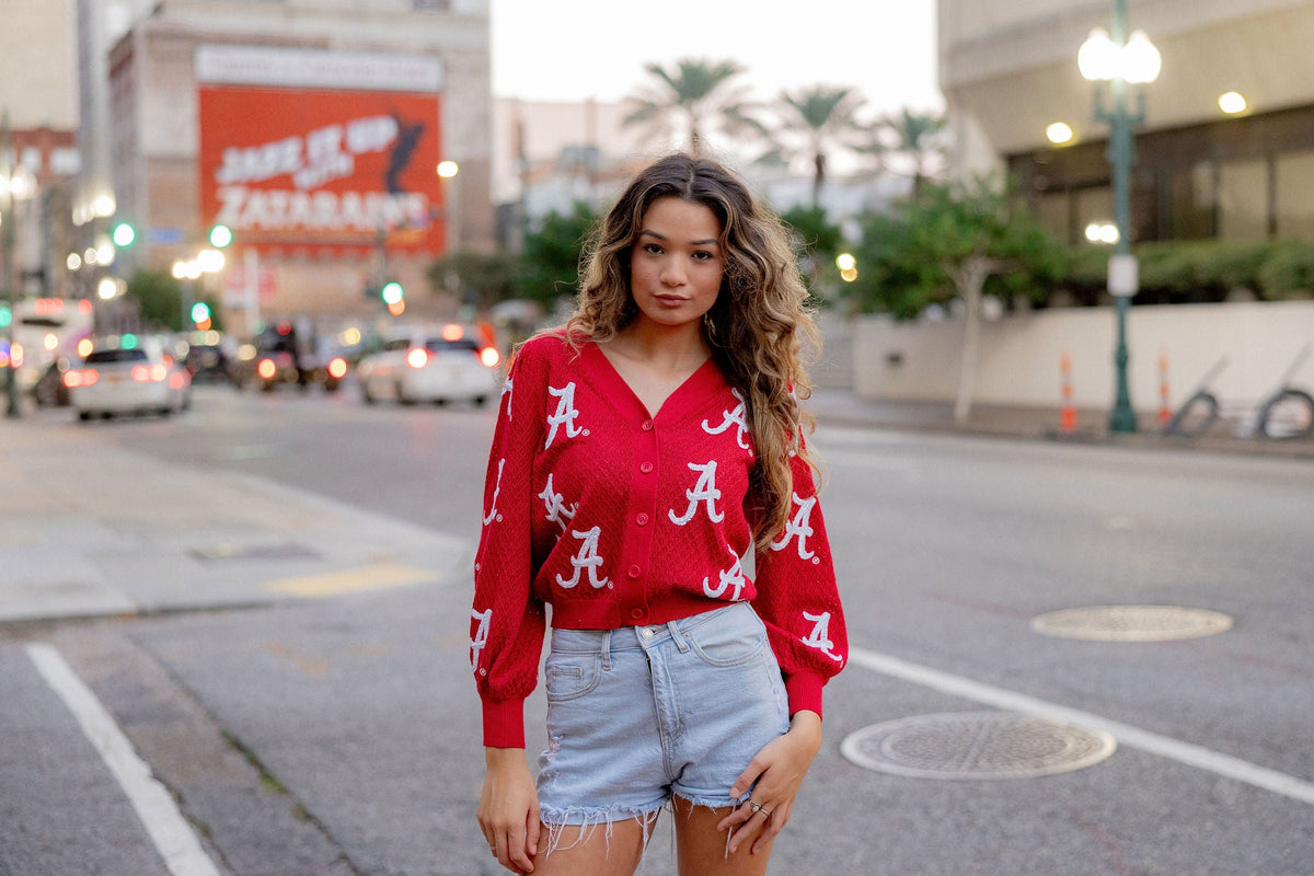 PERFECT PUFF CARDIGAN- ALABAMA - Sparkle City Co