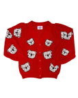 PERFECT PUFF CARDIGAN - BULLDOGS - Sparkle City Co