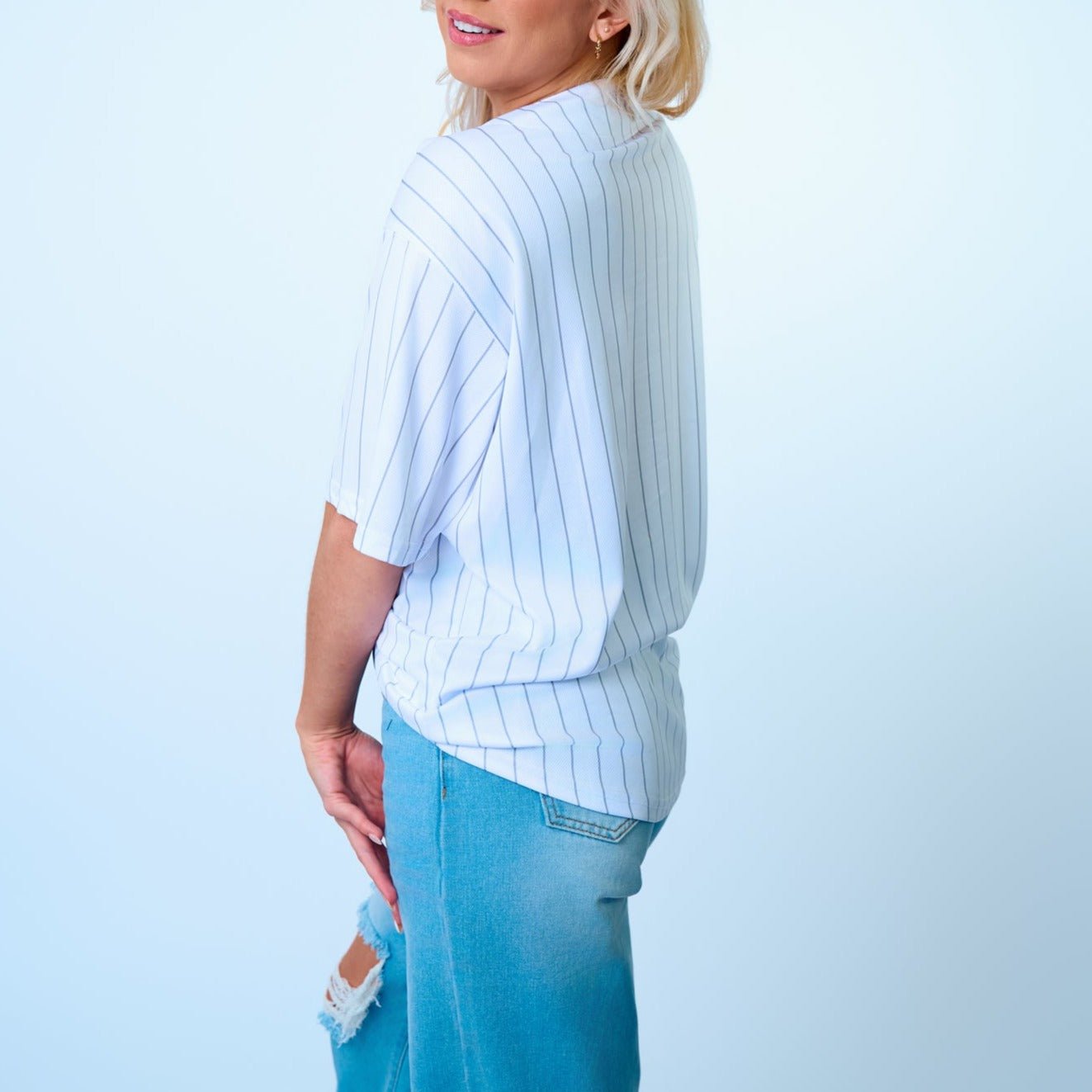 Pinstripe Alabama Baseball uniform - Sparkle City Co