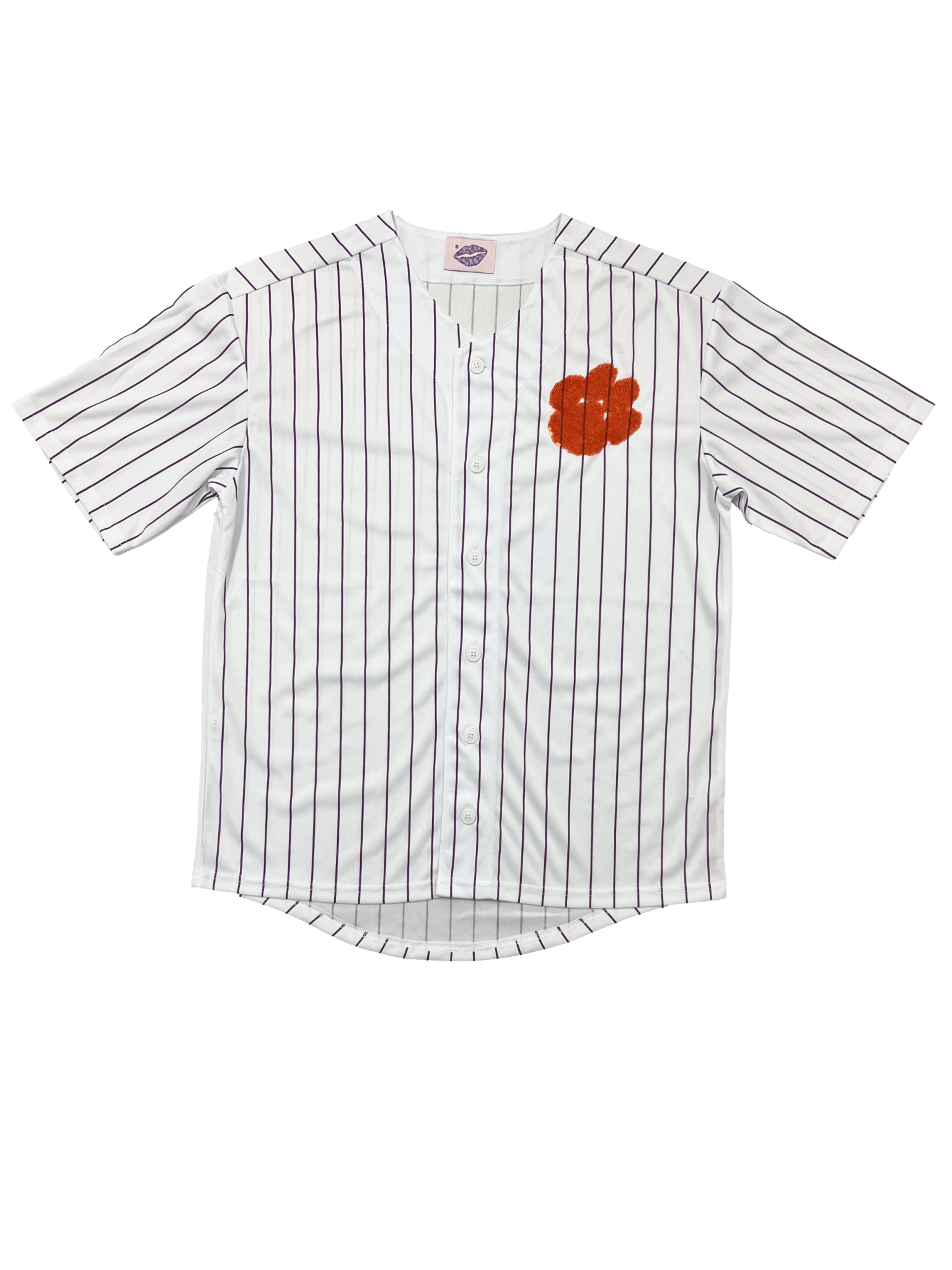 Pinstripe Clemson Paw Uniform - Sparkle City Co