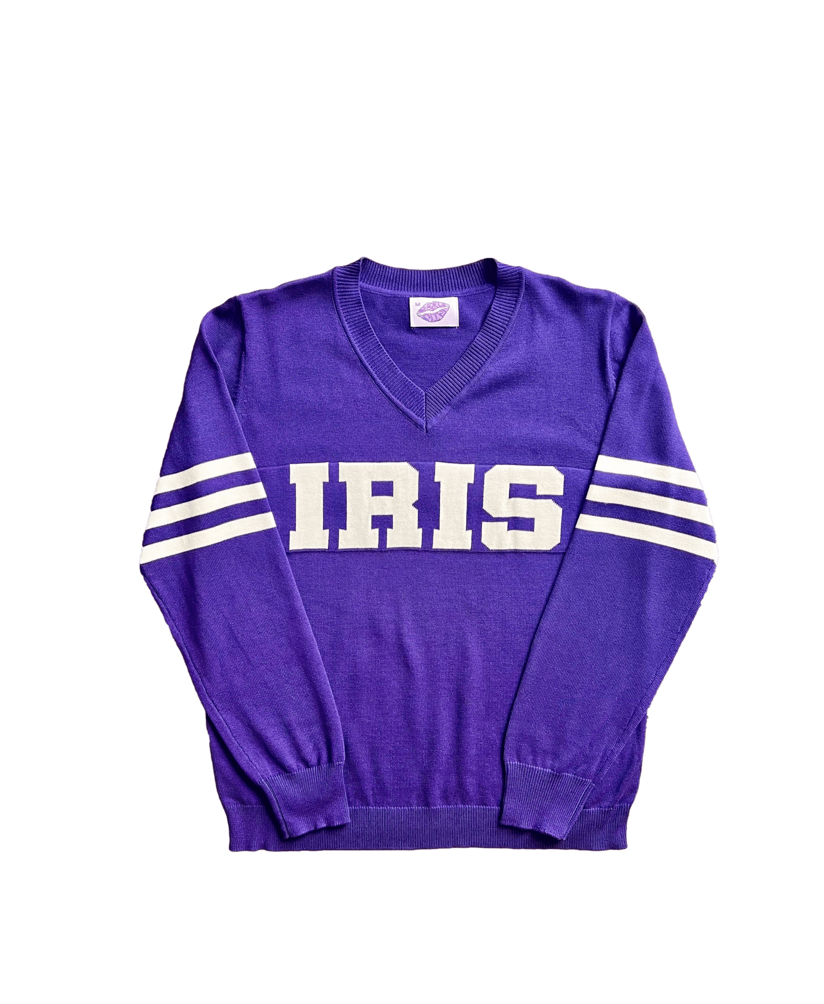 Purple Iris Jersey Sweater - Sparkle City Co