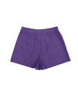 Purple Rhinestone Denim Shorts - Sparkle City Co