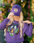 Purple Tiger Hat - Sparkle City Co
