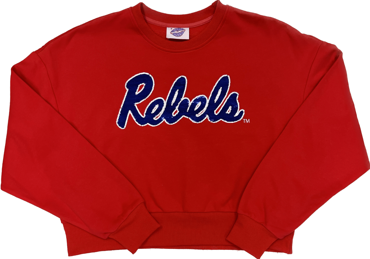 REBELS Red Sweatshirt - Sparkle City Co