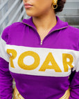 ROAR Half Zip Middy Sweater - Sparkle City Co