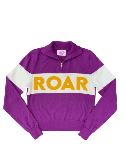 ROAR Half Zip Middy Sweater - Sparkle City Co