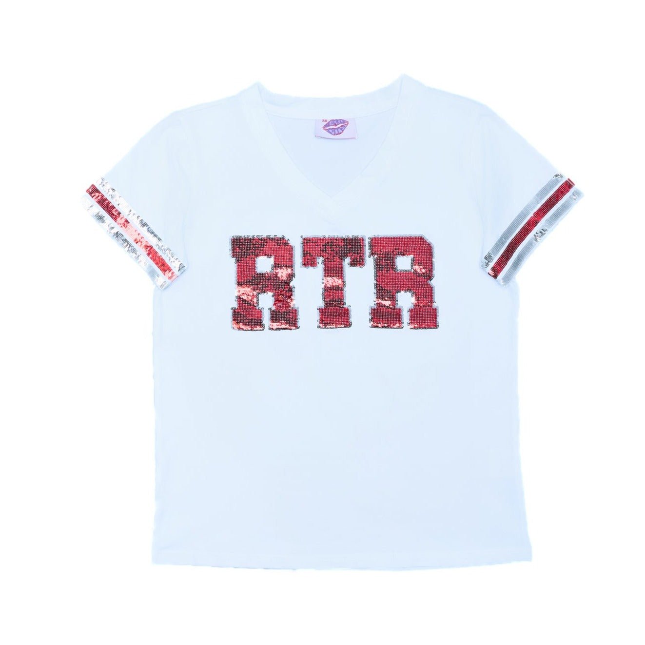RTR White Jersey Tee - Sparkle City Co