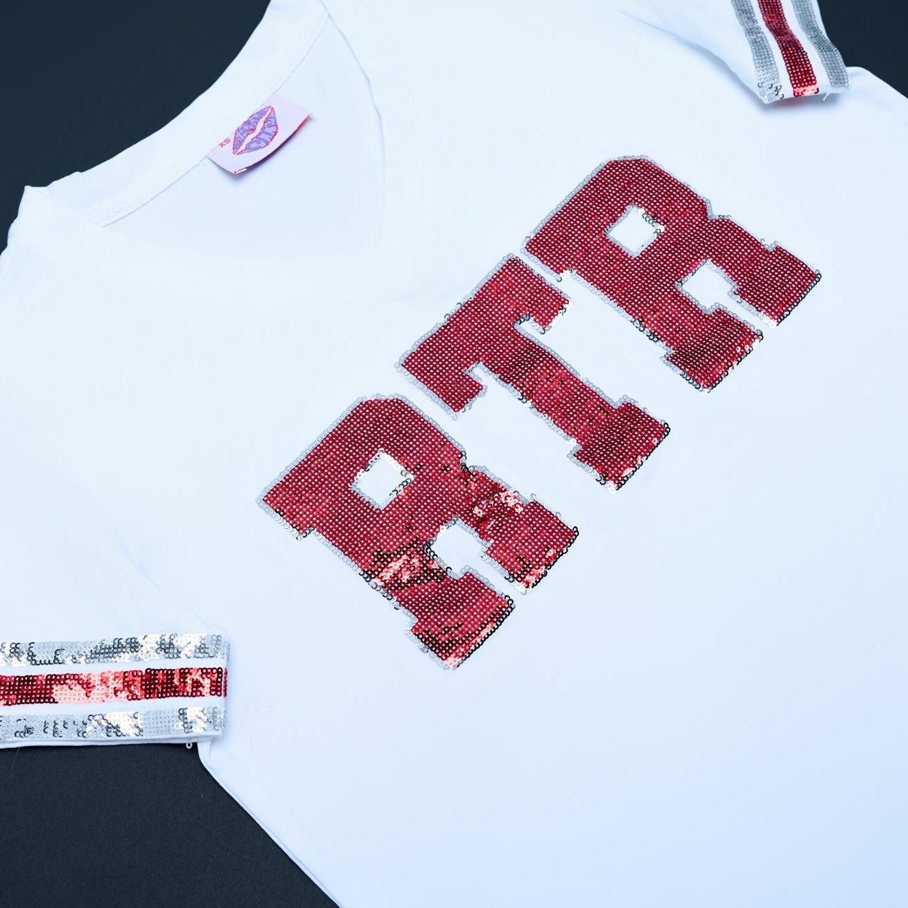 RTR White Jersey Tee - Sparkle City Co