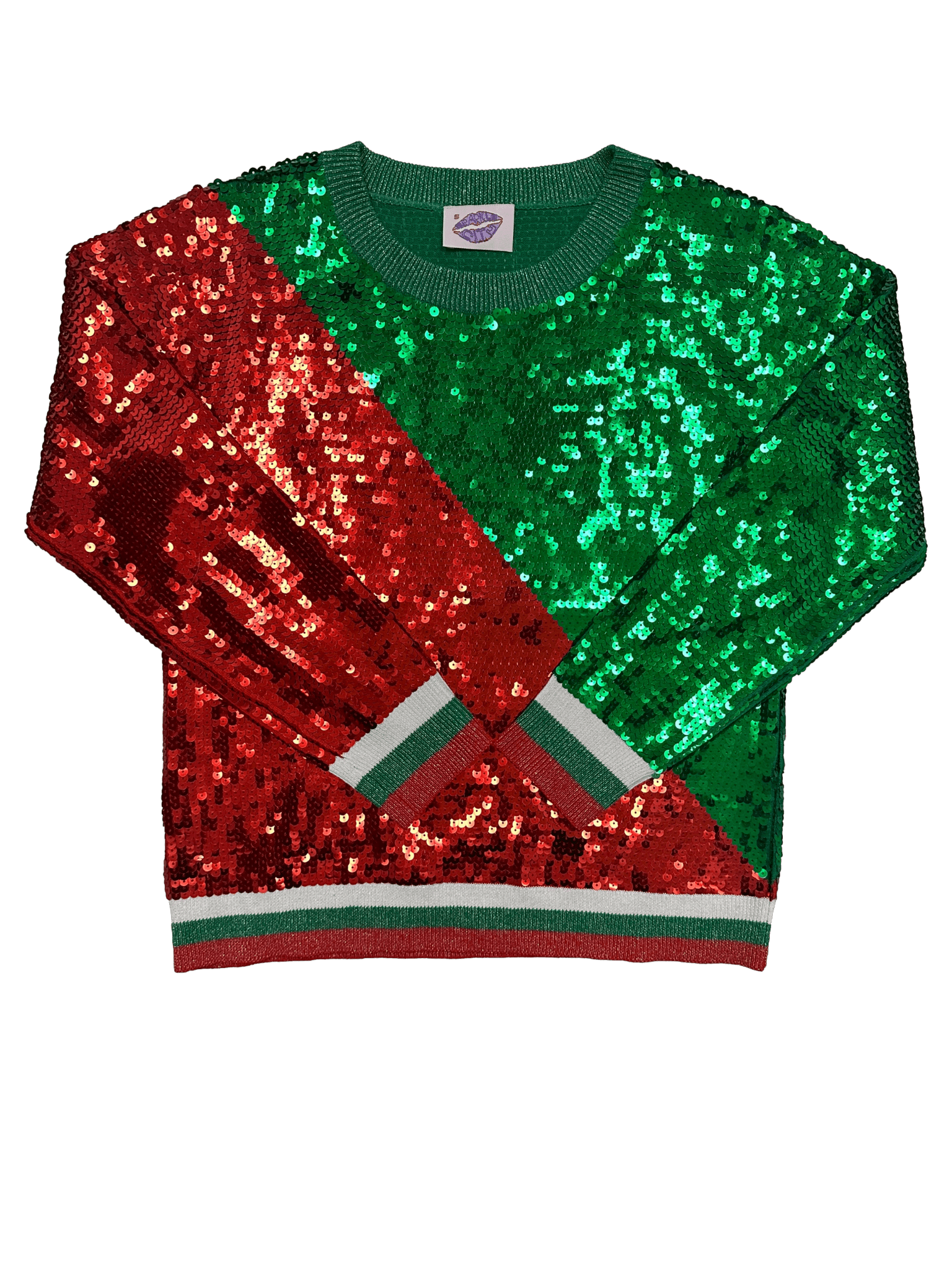Seaux Sequin Christmas Sweater - Sparkle City Co