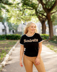 Short Sleeve Saints Sweater - Sparkle City Co