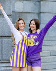 Sparkle Helmet Sweatshirt- LSU - Sparkle City Co