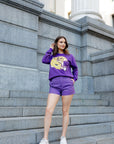 Sparkle Helmet Sweatshirt- LSU - Sparkle City Co