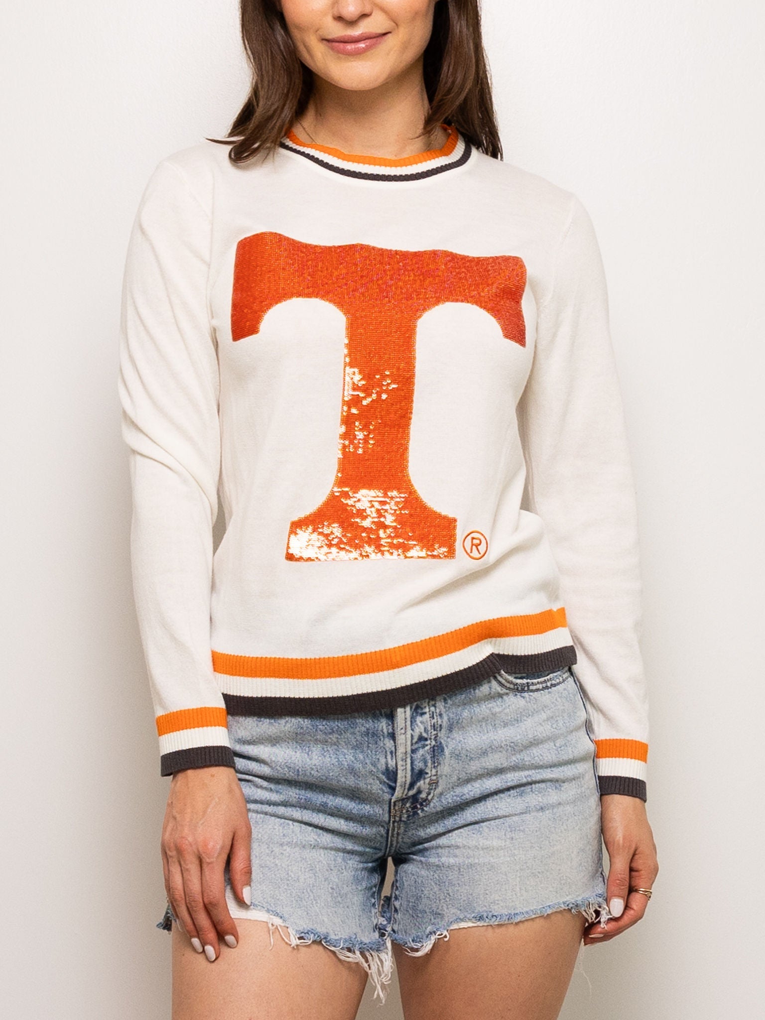 THIN KNIT POWER T RINGER - Sparkle City Co