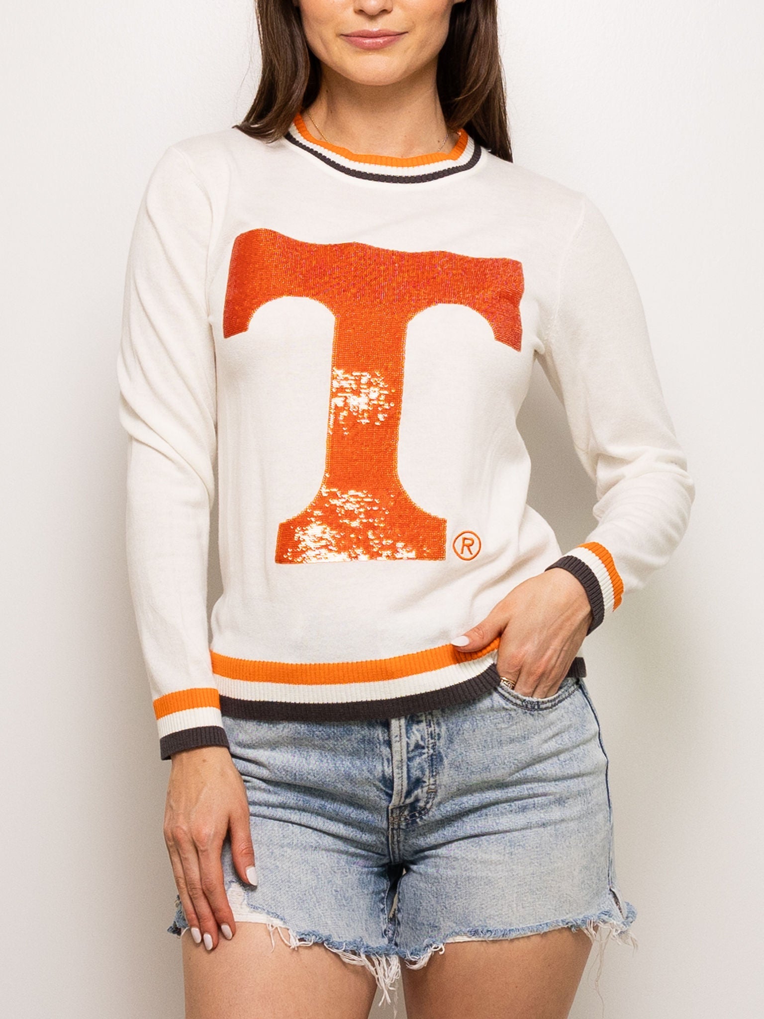 THIN KNIT POWER T RINGER - Sparkle City Co