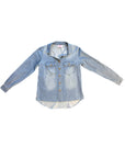 Tiger Denim Button Down - PRE - ORDER - Sparkle City Co
