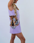 Tiger Head Tank Dress - Sparkle City Co