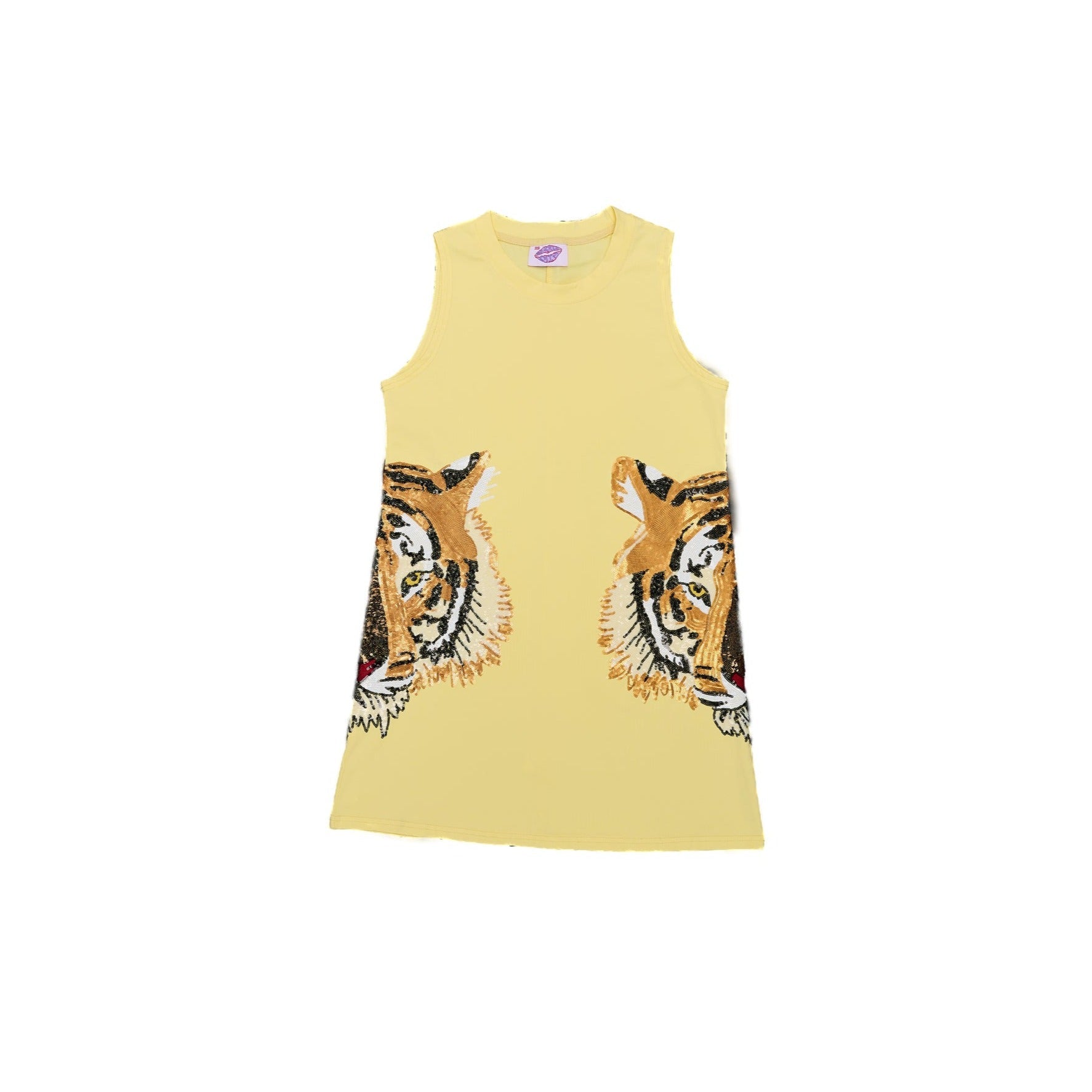 Tiger Head Tank Dress - Sparkle City Co