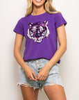 Tiger Head Tee - Sparkle City Co