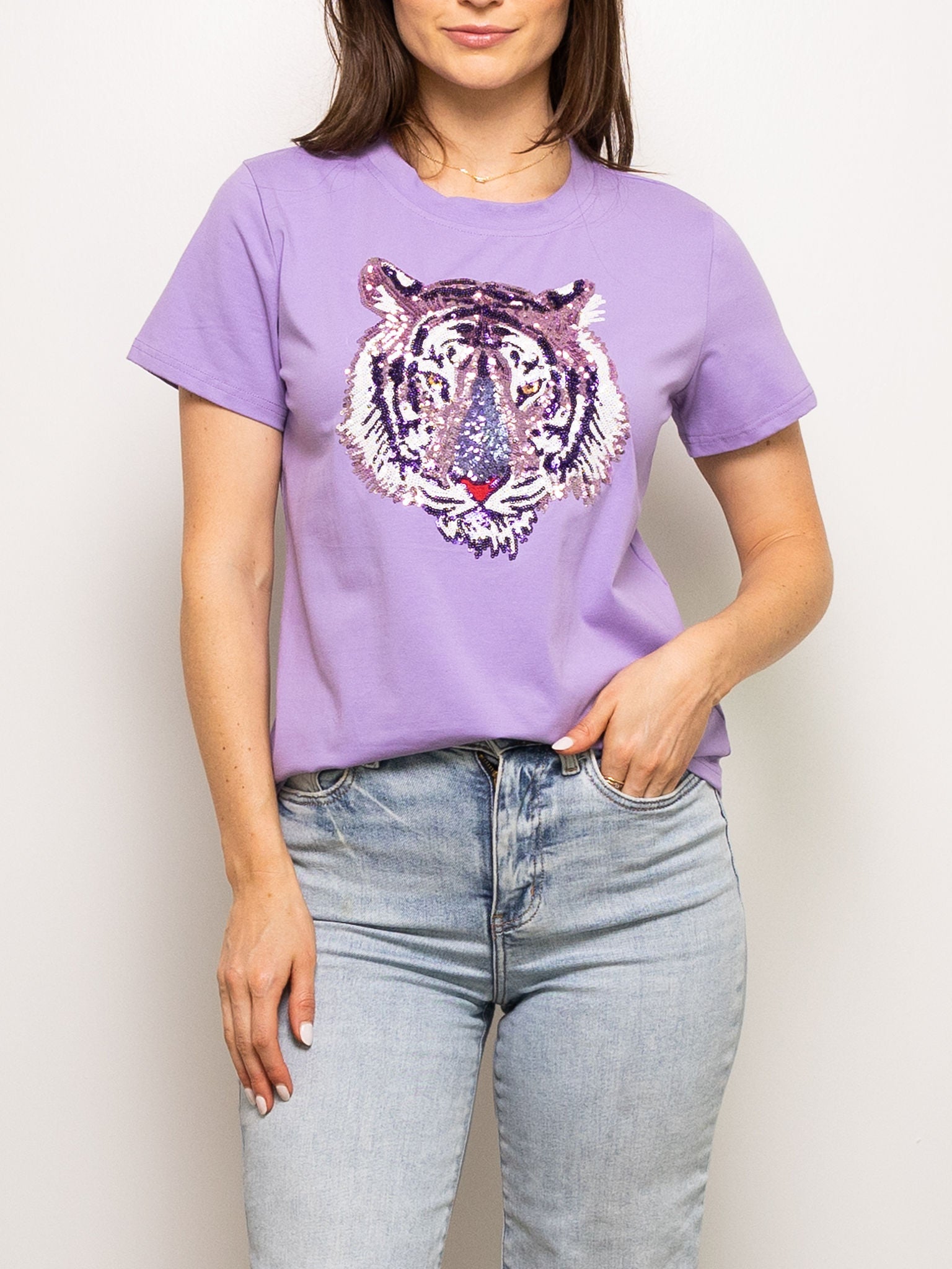Tiger Head Tee - Sparkle City Co