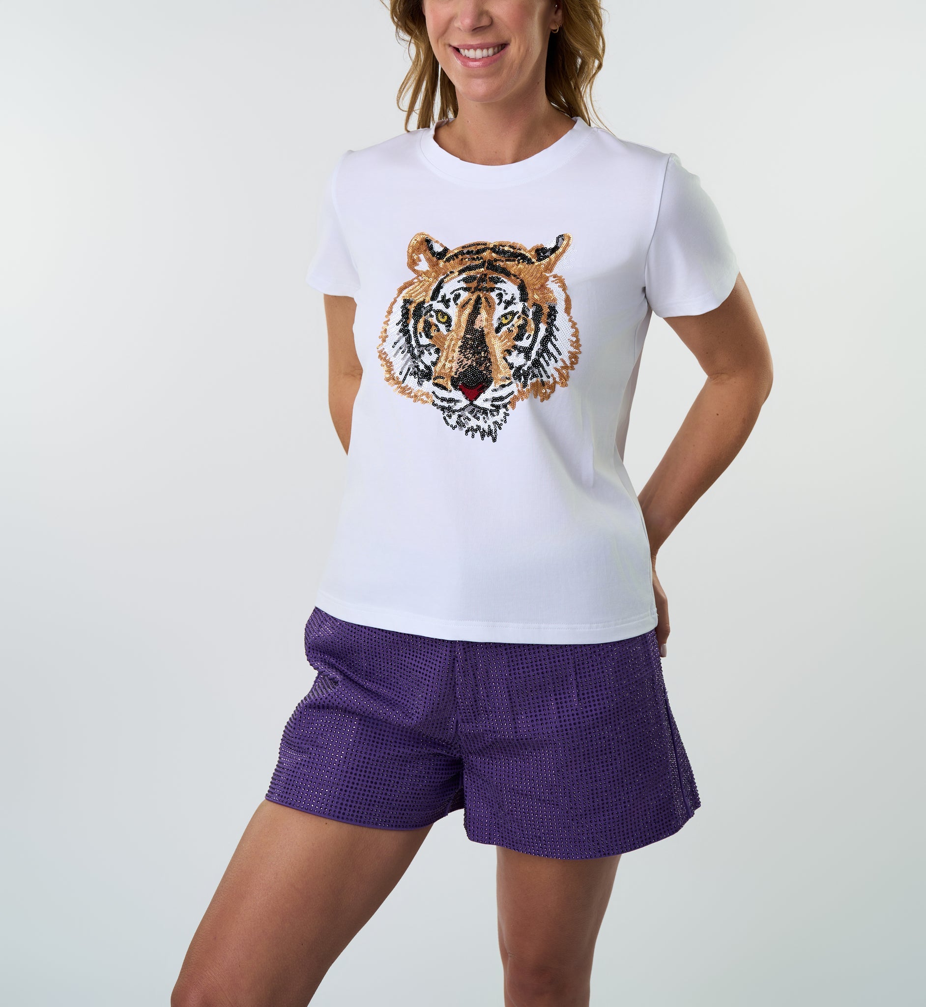 Tiger Head Tee - Sparkle City Co
